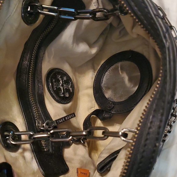 Tory Burch Alice Quilted Leather Bag Black - Picture 10 of 16